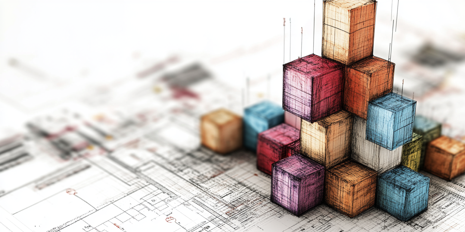 building blocks background